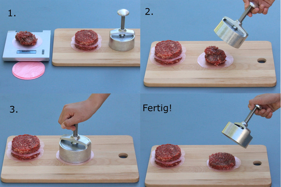 Adelmann Aluminium Hamburgerpers Ø 90mm