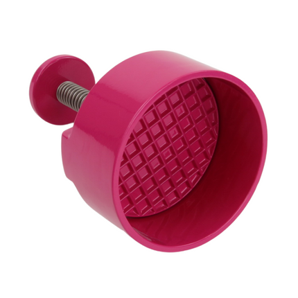 Adelmann Aluminium Hamburgerpers Roze Ø100mm