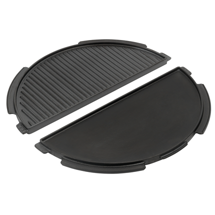 Big Green Egg Big Green Egg Half Cast Iron Plancha Griddle Large