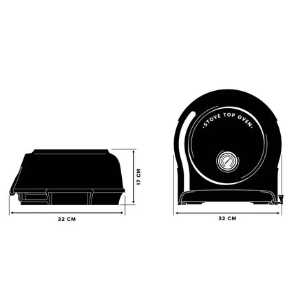 Fernus Fernus Stovetop Pizzaoven Pure Polished Aluminium