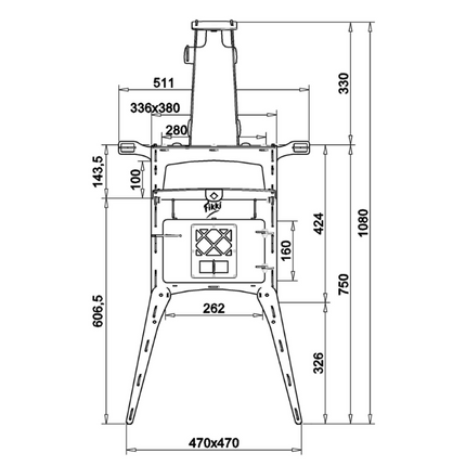 Fikki Fikki Outdoor Oven Compact