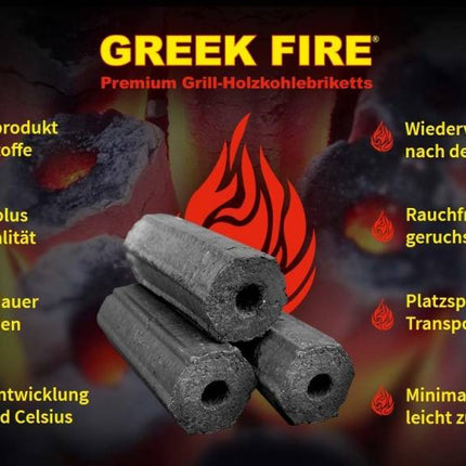 Greek Fire Greek Fire Briketten Tubes 10 kg