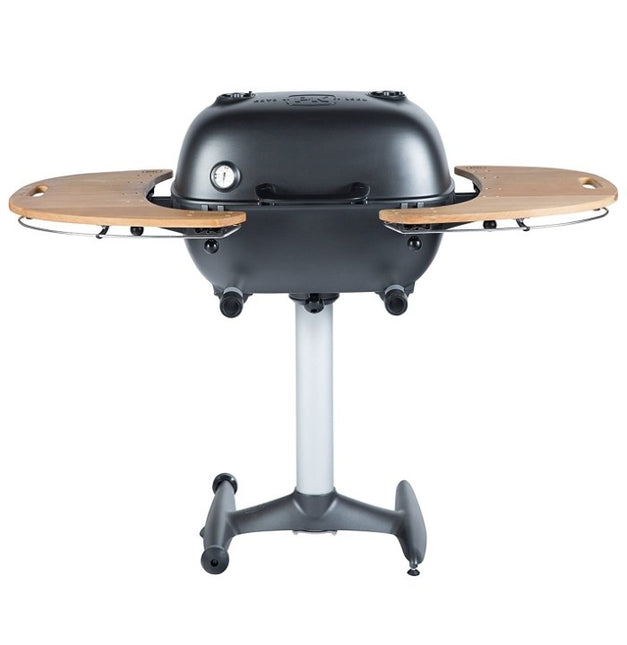 PK Grill PK360 Grill & Smoker Graphite met Teakhouten Zijtafels