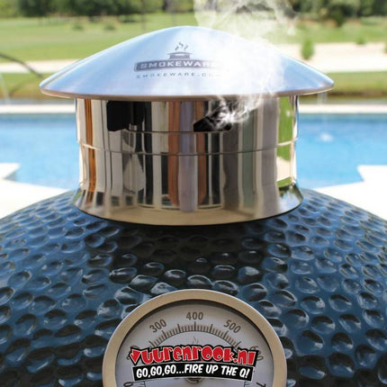 Smokeware Second Chance: Smokeware RVS Chimney Cap (Schoorsteen)