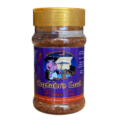 Sorry We Lost The Date... Sorry We Lost The Date...  Captain's Luck Pepper Tom BBQ Rub 200 gram