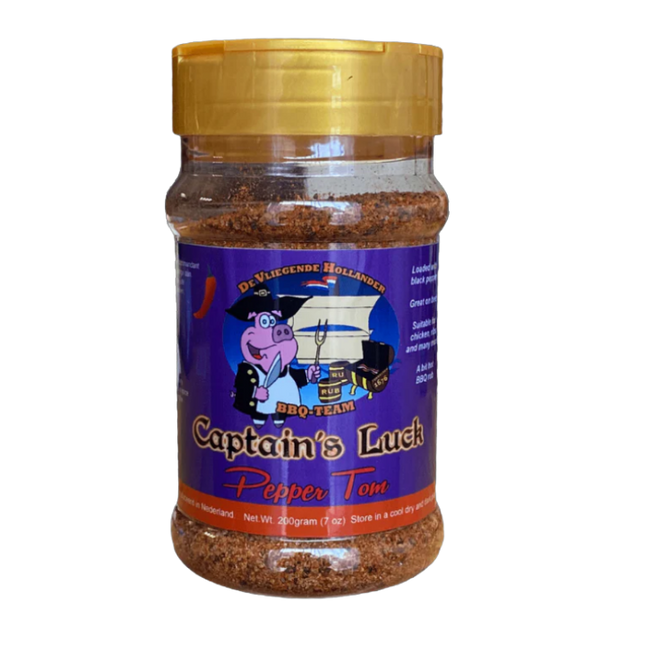 Sorry We Lost The Date... Sorry We Lost The Date...  Captain's Luck Pepper Tom BBQ Rub 200 gram