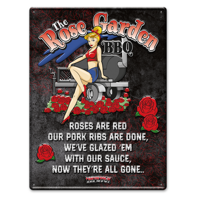 The Rose Garden The Rose Garden Mancave Sign
