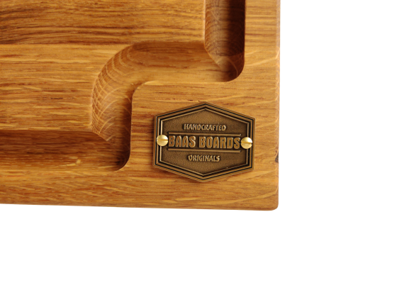 Vuur & Rook Baas Boards Eiken Houten Snijplank 49 x 40 x 4 cm
