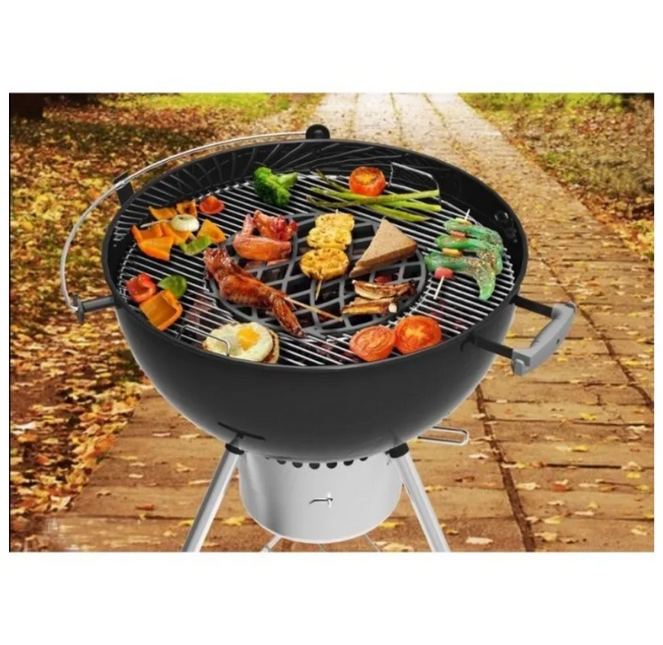 Vuur & Rook Gietijzeren Sear Grate tbv Gourmet BBQ Systeem