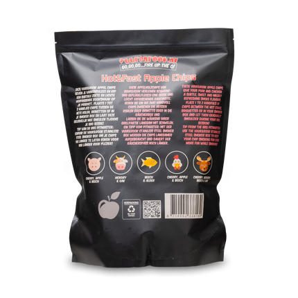 Vuur & Rook Second Chance: Vuur&Rook Hot&Fast Appel Chips 1,5 kg