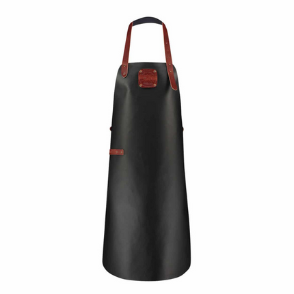 Witloft Witloft Pure Black/Cognac Leren Schort Classic Collection