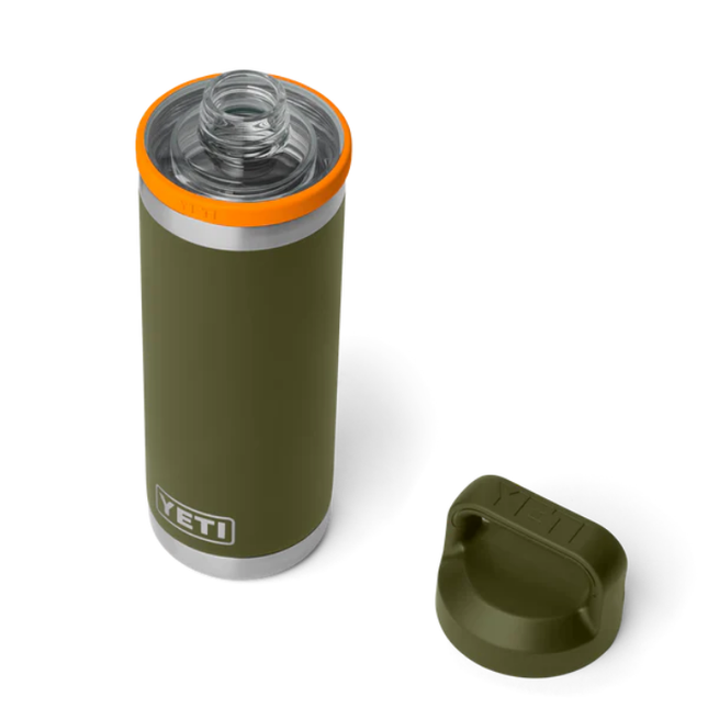YETI YETI Rambler Bottle Chug Olive / King Crab Orange 18 oz